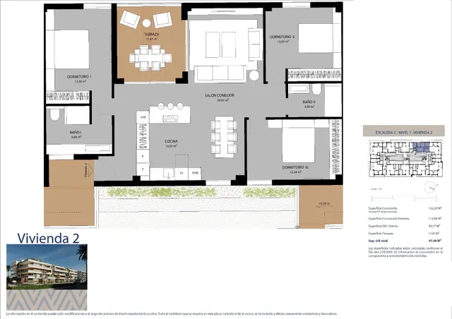 Apartamento 3 habitaciones 112m² en venta - Costa del Sol — 14