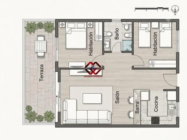 Oportunidad unica !! fantastico apartamento atico con ascensor, en condado de alhama — 24