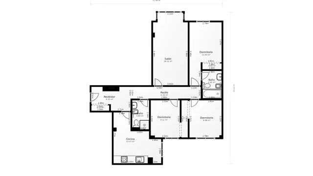 Piso de 3 dormitorios listo para entrar a vivir, con garaje y trastero en Palavea — 35