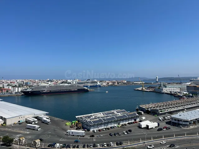 Espectacular 15º piso con terraza de 62m2 y vistas al puerto