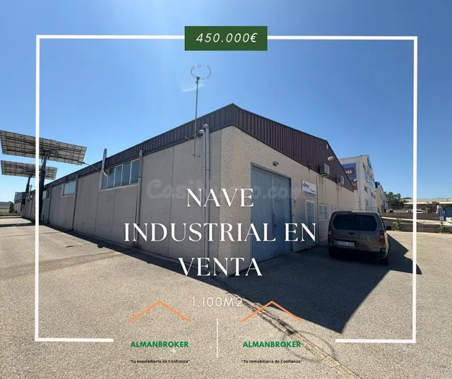 NAVE DE 1.100M2 EN VENTA. POSIBILIDAD DE NEGOCIAR