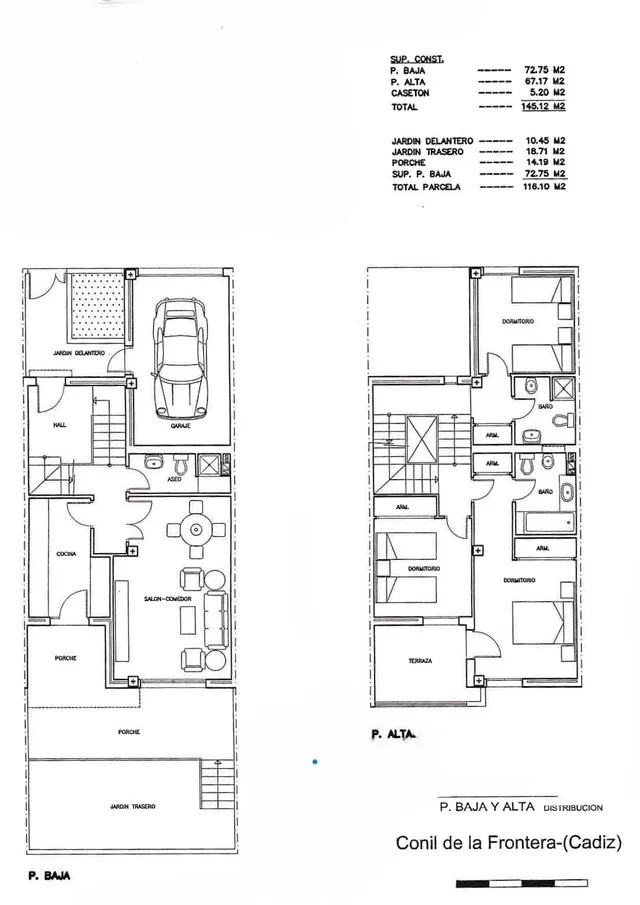 Vivienda adosada con piscina, licencia turística y solárium con vistas a El Palmar — 35