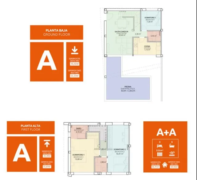 Adosado 3 habitaciones 107m² en venta - Avda. mediterraneo — 11