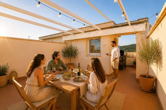 ÁTICO DÚPLEX CON TERRAZA PANORÁMICA Y VISTAS INFINITAS AL ME - foto 3