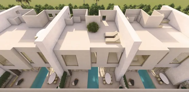 Pareados de obra nueva en Formentera del Segura - 3 dormitorios piscina y solárium — 9