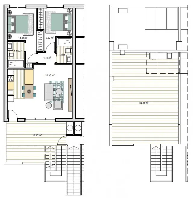 Bungalow Planta Alta 2 habitaciones 68m² en venta - Roldan — 27