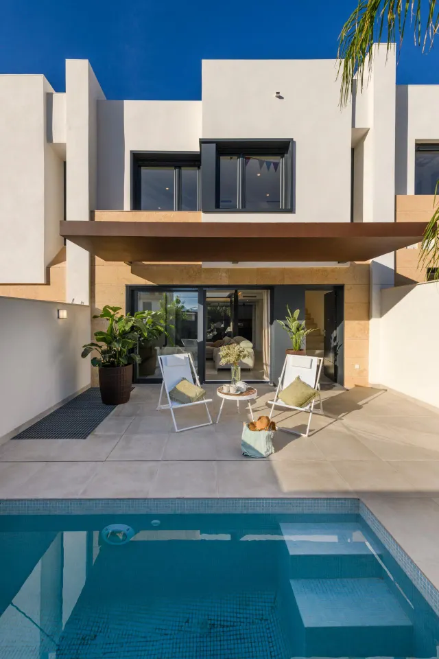 3º FASE Atrio Residencial.  Chalets adosados con piscina en Guadalupe — 25