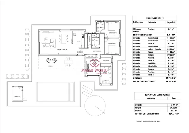 Villas de obra nueva situadas en término de Aspe. — 20