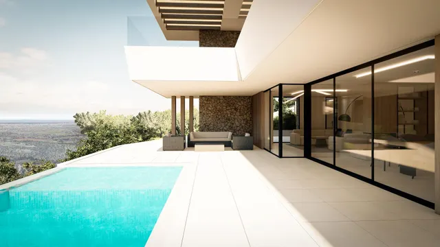 Villa de Obra Nueva con Vistas de 360º en Sa Font Seca — 2