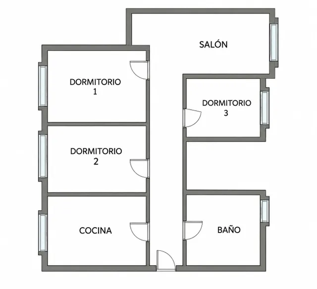 ZONA CARLOS III – SAN FERNANDO - ¡PISO CON 3 habitaciones MUY LUMINOSO! — 40