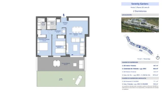 Apartamento 2 habitaciones 106m² en venta - La Galera — 17