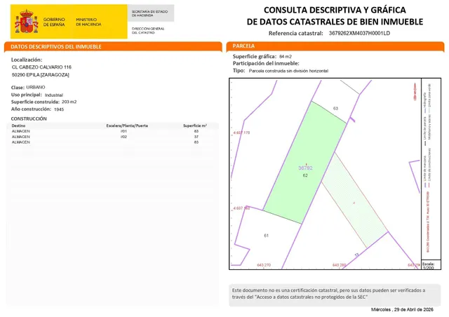 Venta de suelo con construcción en Epila — 8