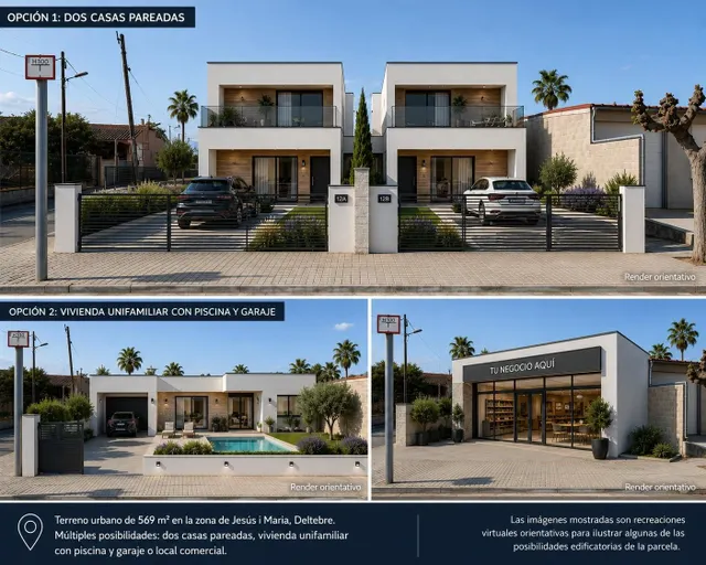 Terreno urbano cerca del mar | Ideal para vivienda o promoci