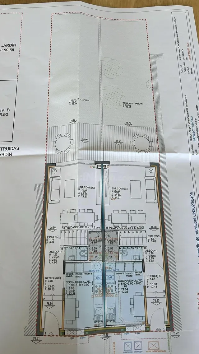 VENTA DE DOS PAREADOS DE OBRA EN NUEVA EN LA VILETA - PALMA - foto 3