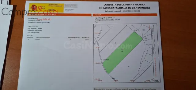 VENTA de PARCELA en ESPIRDO. - foto 2