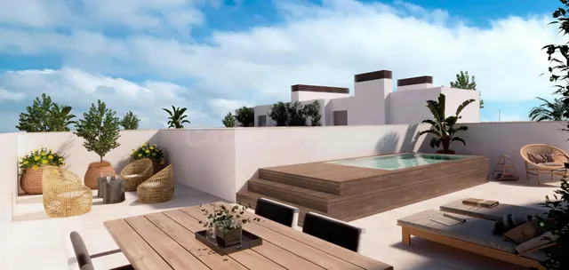 Exclusiva vivienda con terraza y jacuzzi en Colonia de Sant 