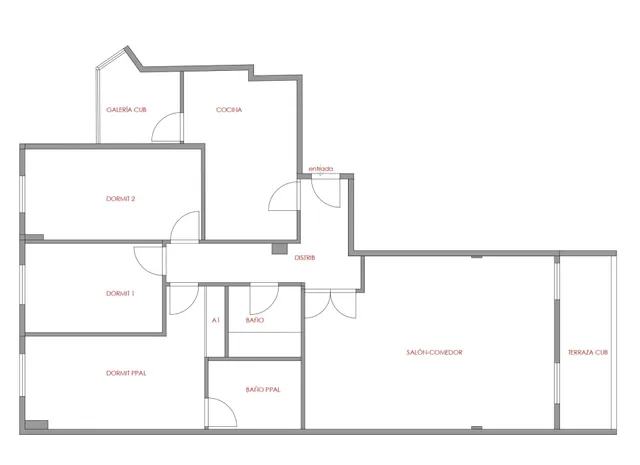 Piso amplio y muy luminoso con ascensor y comunidad incluidos – 800 €/mes (posibilidad de plaza de garaje en el mismo edificio por 50€ mas al mes) — 29