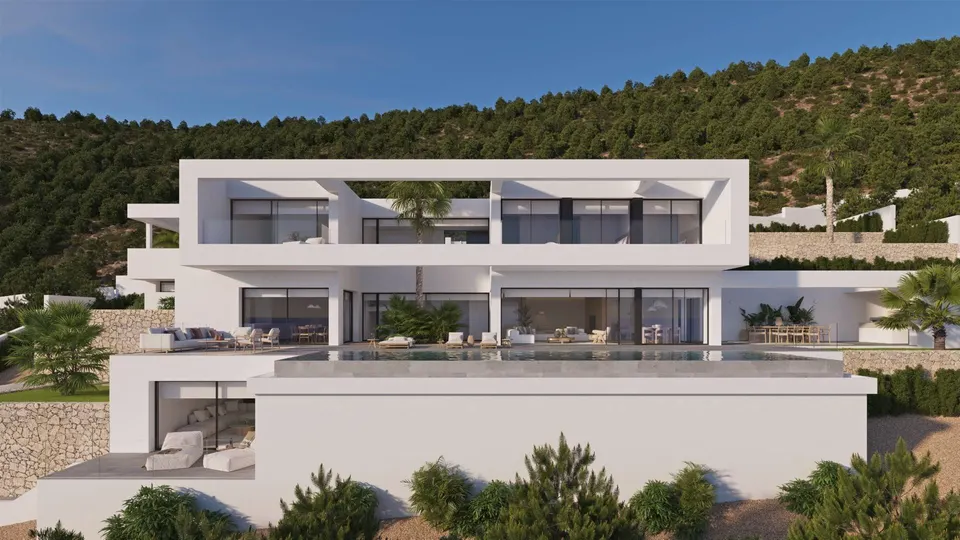 Villa nueva con espectaculares vistas al mar en venta en Benissa, Costa Blanca