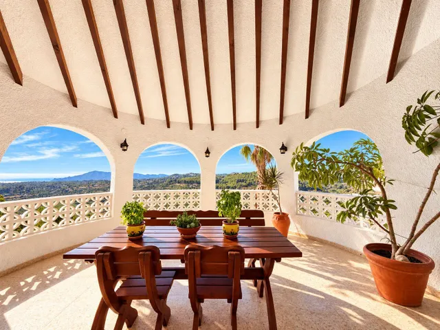 Villa Moraira linda vista a montañas — 8