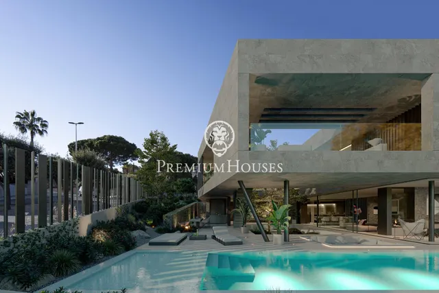 Espectacular proyecto de casa de diseño y ultra eficiente en venta en Teià — 2