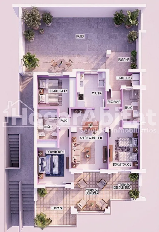 ¡Las Salinas de Vera! Espectacular en residencial con piscina, garaje y terraza de vistas al mar — 33