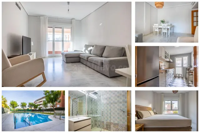 MAGNÍFICO PISO DE 4 DORMITORIOS CON GARAJE, PISCINA Y PÁDEL 