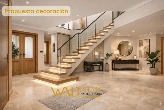 Elegante chalet con jardín privado, terraza y piscina en el 