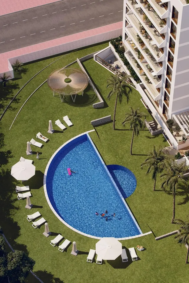 Residencial de nueva construcción en Guardamar del Segura con piscina spa gimnasio y coworking cerca del mar — 30