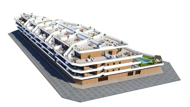 Apartamentos de nueva construcción con piscina y gimnasio en Formentera del Segura, Costa Blanca — 8