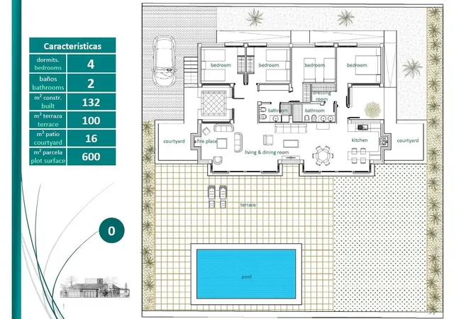 Villa 4 habitaciones 132m² en venta - Jerónimo Y Avileses — 25