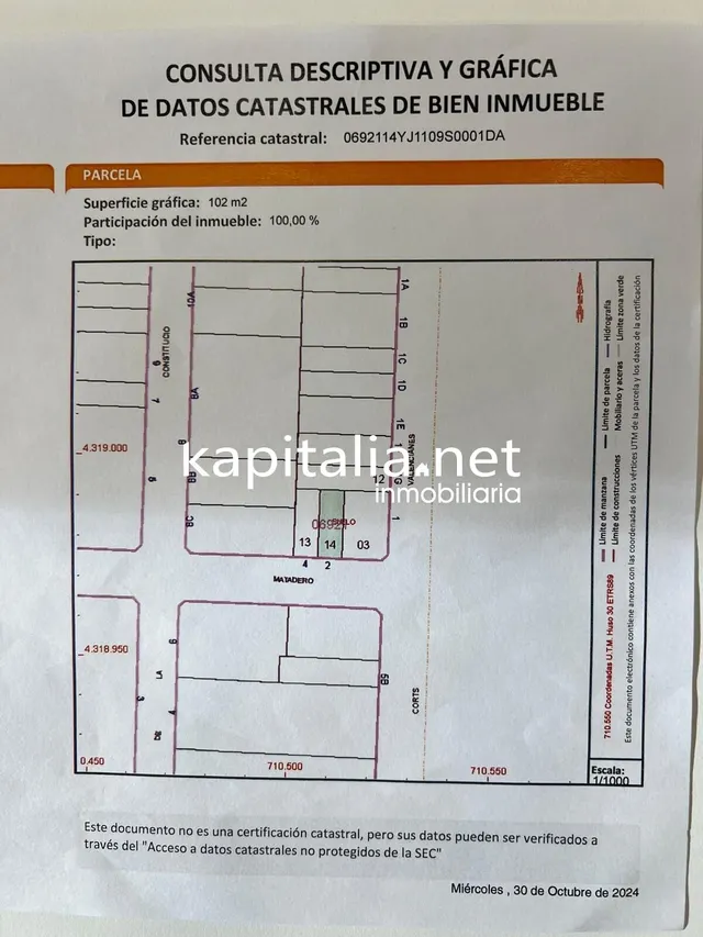 SUELO URBANO A LA VENTA EN LLANERA DE RANES — 2
