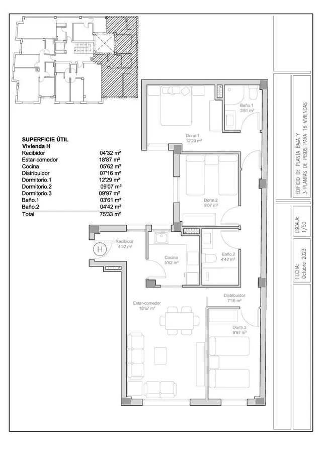Amplio y moderno piso en venta en Carrús, Elche — 12