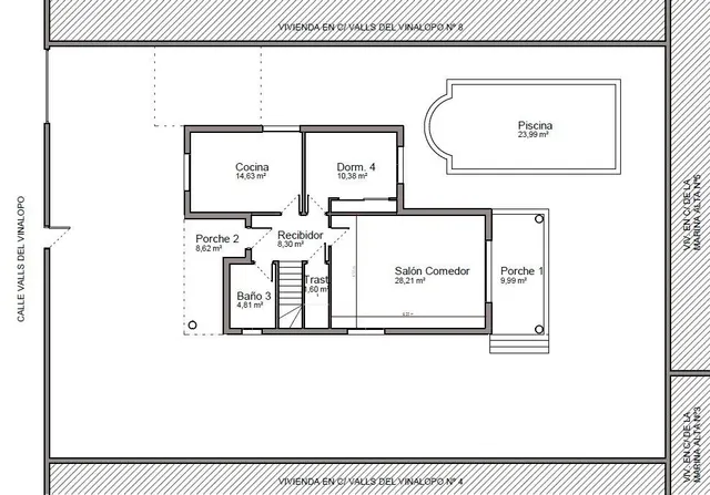 Chalet independiente en Urbanización Vall de Lliria — 36