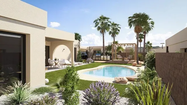 Villas contemporáneas de una sola planta en Altaona Golf Resort Murcia — 16