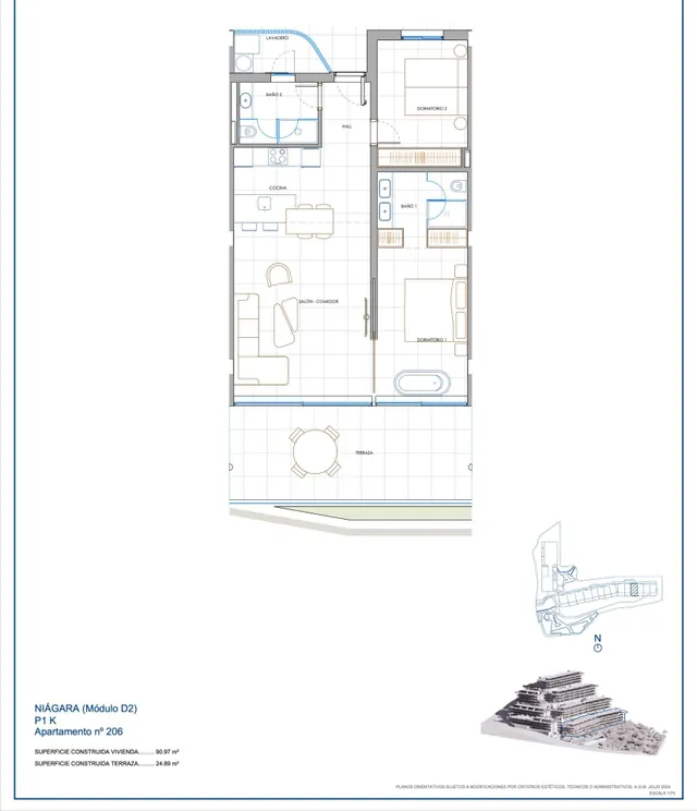 Apartamento planta primera de 2 dormitorios, 2 baños y vistas al mar. El Higuerón, Fuengirola — 15