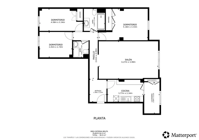 Piso 3 habitaciones 107m² en venta - Casco Antiguo — 28
