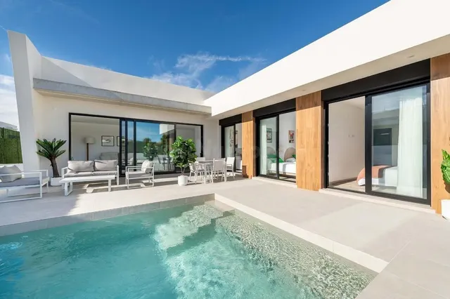 Modernas Villas de una sola planta con piscina privada – Cal - foto 3