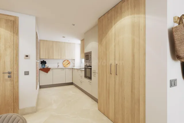 PISO a ESTRENAR en Planta Baja, con 2 dorm., amplia terraza y jardín privado. En Mijas Costa, cerca del MAR, GOLF y MONTAÑAS!!! — 13