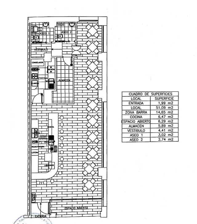 LOCAL COMERCIAL CON CAFE BAR EN RENDIMIENTO /Centrally locat - foto 3