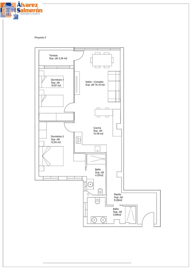 Piso con terraza y gran potencial junto a Camino de Ronda — 48