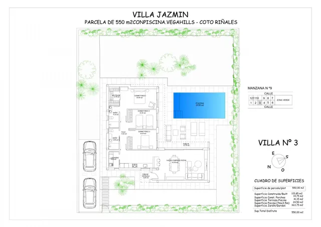 Villa 3 habitaciones 115m² en venta - Urbanización coto riñales — 29