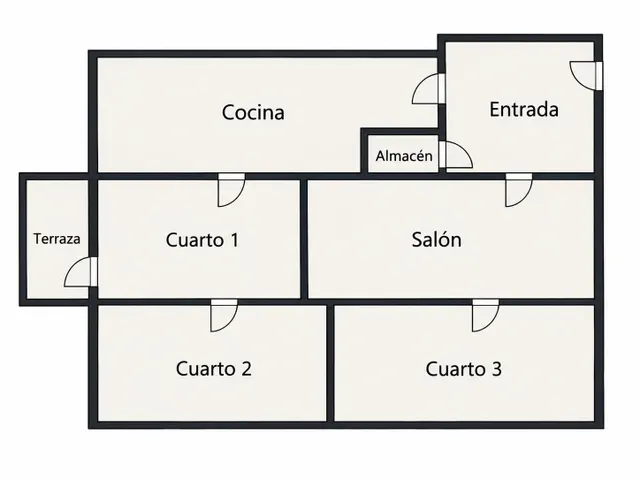 Piso de 3 dormitorios con terraza en ciudad jardín — 10