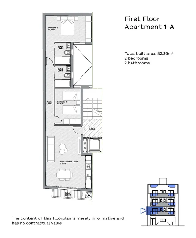 Modernos apartamentos de nueva construcción en el corazón de Torrevieja, a solo 600 m del mar — 7