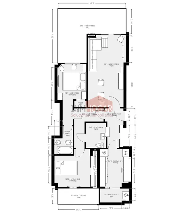 Vivienda accesible en hervencias, con patio, garaje, trastero y ascensor (actualmente alquilada) — 41