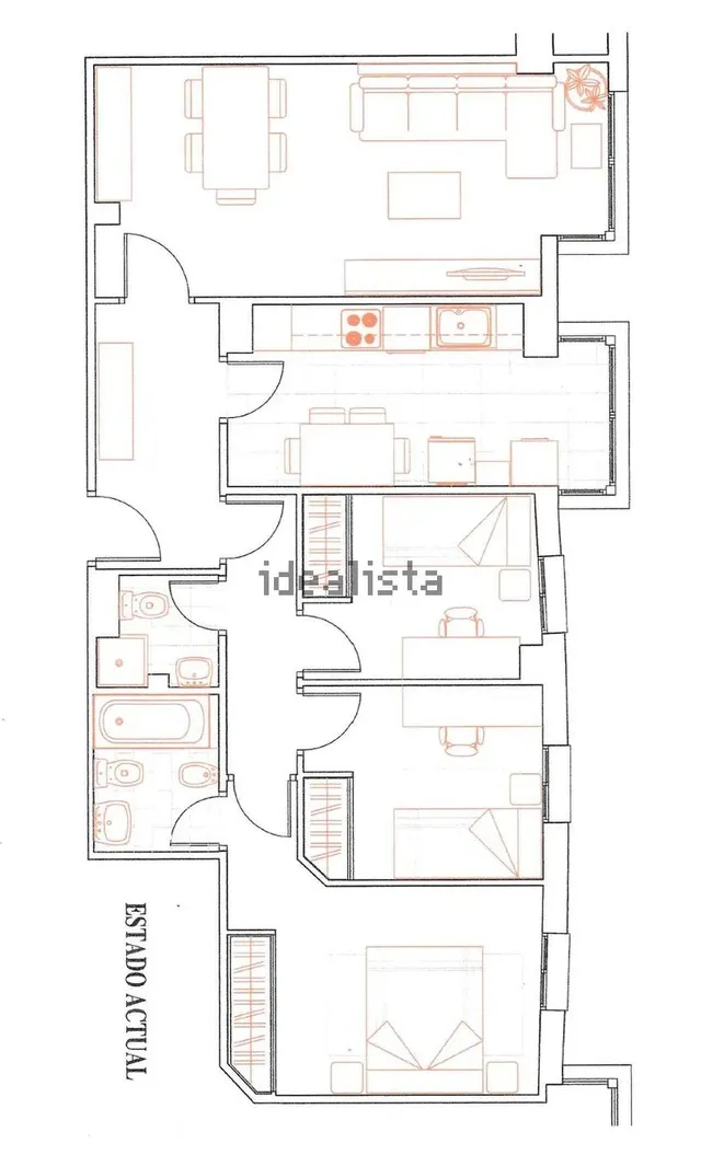 Piso 3 habitaciones 81m² en alquiler - Russafa - Ruzafa — 16
