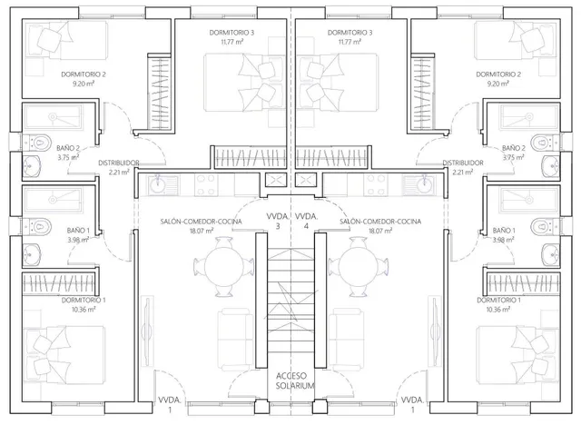 Bungalow 3 habitaciones 71m² en venta - Playa del Cura — 19