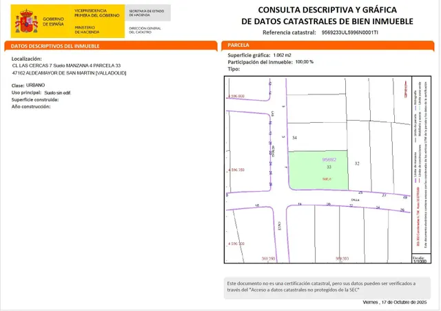 Terreno urbano edificable en Aldeamayor Golf – Calle Cercas - foto 4