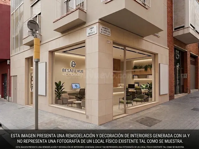 LOCAL COMERCIAL DE OBRA NUEVA A ESTRENAR EN PLENA CALLE NAVAS DE TOLOSA, ESQUINA CON BESALÚ — 3