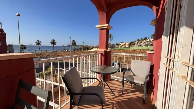 Apartamento con solárium, barbacoa, piscina comunitaria y vistas al mar en El Alamillo — 15