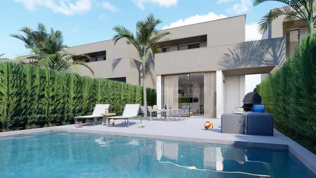 VILLAS DE OBRA NUEVA EN LOS URRUTIAS, MURCIA